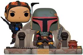 Funko POP! Žvaigždžių karai: Mandalorietis - Boba Fett ir Fennec ant sosto