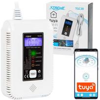 Blow TGC30 WiFi Tuya anglies monoksido ir dujų detektorius, 85dB, LCD ekranas, šviesos ir garso signalizacija