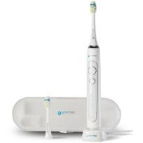 OROMED ORO-SONIC NEXT WHITE, soninis dantų šepetėlis, 40000 judesių/min, IPX7, 38 dB, 90 min, 4 režimai, 2 antgaliai
