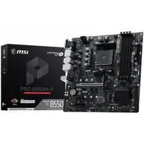 MSI PRO B550M-P motininė plokštė, mATX, AM4, DDR4, 4xDIMM, 128GB, 2xM.2, 4xSATA3, 1xPCIe 16x, 2xPCIe 1x, 1xHDMI, 1xDP, 4xUSB3.x