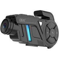 EJEAS K1Pro motociklo interkomo su įrašytuvu, Mesh 3.0, 1000m, 2100mAh, 2K, 12MP, BT 5.1, 8 vartotojai, 17h