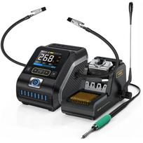 FNIRSI DWS-200 litavimo stotis, 200W, 100-240V, 100-450°C, 2.8" TFT, F210/F245, 9 antgaliai