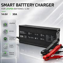 LiFePO4 akumuliatorių įkroviklis 12,8V/14,6V 30A 438W CC/CV su apsauga | Qoltec 52672