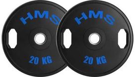 TOG20 2 x 20 kg olimpinės lėkštės guminės 2 x 20 kg HMS