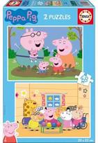 Dėlionė Educa - 2 x 48 vnt., Peppa Pig (80-20327)