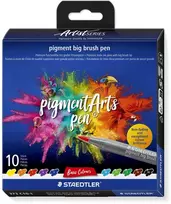 Staedtler – Didelis teptukas – 10 vnt. įvairių spalvų – pastelinės spalvos (373 C10‑1)