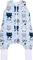 Plonas miegmaišis kūdikiui Pulp Cats 40005-19, mėlyna sp./balta sp./juoda sp., 84 cm x 46 cm