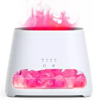 Drėkintuvas SALKING eterinių aliejų difuzorius su liepsnos efektu, 150 ml, 8 LED, SK200250WFR