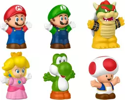 Fisher Price - „Super Mario“ 6 figūrėlių rinkinys (JHG63)