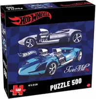 Hot Wheels - Dėlionė „Dvigubas malūnas“, 500 detalių (60993)