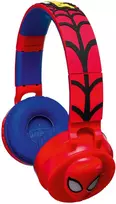 Lexibook - 3D „Spider-Man“ ant ausies uždedamos „Bluetooth®“ ir laidinės sulankstomos ausinės (HPBT015SP)