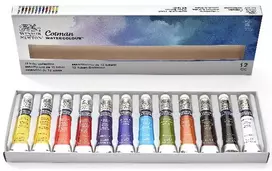 Winsor & Newton - „Cotman“ akvarelinių dažų rinkinys 12 x 8 ml (830850)