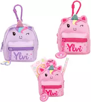 Ylvi - Kanceliarinė kuprinė Vienaragis - Rožinė ir Violetinė - Mini