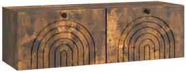 TV staliukas Sieninė TV spintelė Dūminio ąžuolo 98 x 31 x 30 cm