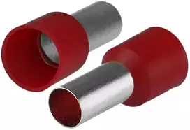 Plastrol Įvorinė izoliuota antgalė laidams 1x16mm2; įvorės ilgis 22,2mm raudona 20 vnt.