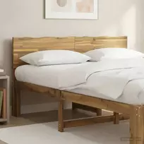 Lovos galvūgalis su natūraliu kraštu ROSTOCK Balta 140 cm