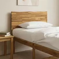 Natūralaus krašto galvūgalis ROSTOCK Balta 100 cm