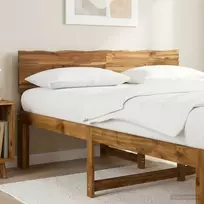 Lovos galvūgalis su natūraliu kraštu ROSTOCK Natūrali 150 cm
