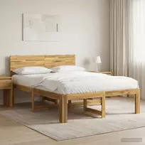 Lova Dviejų lovų rėmas su galvūgaliu ROSTOCK Balta 120 x 190 cm