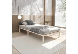 lovos rėmas 80 x 190 cm su grotelių rėmu ir kojelėmis