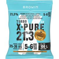 Turbo X-PURE 48 distiliavimo mielės 21,3 % 48 val. / 100 l fermentacijos laikas 5-6 dienos