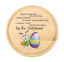 Pjaustymo lentelė Su Šv.Velykom, apvali