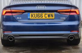 Audi A5 Coupe - CHROM chromo atvartų apdaila