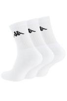 KAPPA® baltos vyriškos sportinės kojinės, 3 poros, 43-46