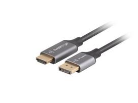 Cable Displayport (M) -> HDMI (M) 1m black/grey