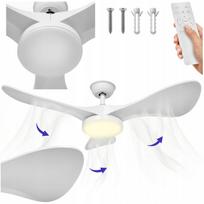 Lubų ventiliatorius su LED lempa, 106 cm, 6 greičių, PILOT QUIET