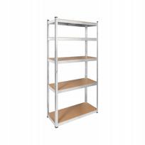 Metalinė sandėliavimo lentyna Rebel, 5 lentynos, 180x90x40 cm, 750 kg, 2in1