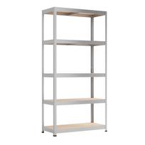 Metalinė lentyna STOREX, 180x90x40 cm, 750 kg, cinkuota