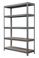 Metalinė lentyna STABIL 180x120x40 cm, 200 kg, cinkuota, HDF, Metalkas