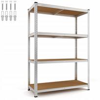 Metalinė sandėliavimo lentyna, 160x90x40 cm, dirbtuvėms ir garažui