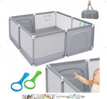Vaikiška žaidimų aikštelė PLAYPEN, 150 x 180 cm, su krepšiu