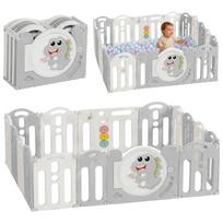 Vaikiška žaidimų maniežas PLAYPEN, 185x195 cm, su dinozaurų motyvu