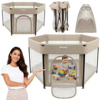 Vaikiška sulankstoma žaidimų maniežas PLAYPEN, 125x125 cm