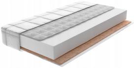 Vaikiškas čiužinys GRYKA FOAM COCONUT 120x60, 8 cm, su dygsniuotu užvalkalu