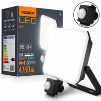LED prožektorius su judesio davikliu, 50W, 4750 lm, 5000K