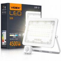 LED prožektorius su judesio jutikliu, 50W, statyboms