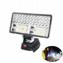 LED darbo lempa 8" MAKITA akumuliatoriui, su 2 USB