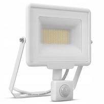 Lauko LED prožektorius su judesio ir sutemų jutikliu, 50W, IP65