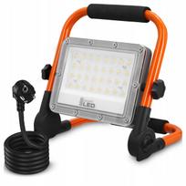 Nešiojamas LED halogeninis prožektorius su stovu, 50 W, 3 m