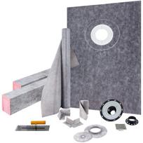 Dušo hidroizoliacinis komplektas 965x1524 mm su nutekėjimo anga