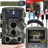 Miškinė kamera „Delphi HC-800A“ 24 Mpx Full HD, nematomi IR 940nm spinduliai