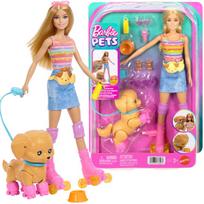 Interaktyvus lėlės ir augintinio rinkinys Barbie Pets Skate & Run Mattel, JMJ44