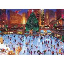 1000 dalių dėlionė - RAVENSBURGER - Kalėdos Rokfelerio centre - Raudona - 70x50 cm - Suaugusiesiems
