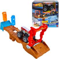 Lenktynių trasa Hot Wheels Monster Trucks Launch & Stunt Challenge Mattel, JML04