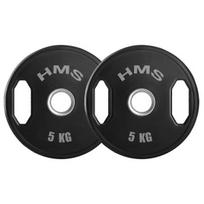 Olimpinių svorių rinkinys HMS TOG05, 2x5 kg, M