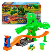 Savaeigė lenktynių trasa Hot Wheels Monster Trucks Mutant Chaos Monster Takedown Mattel, JMK90